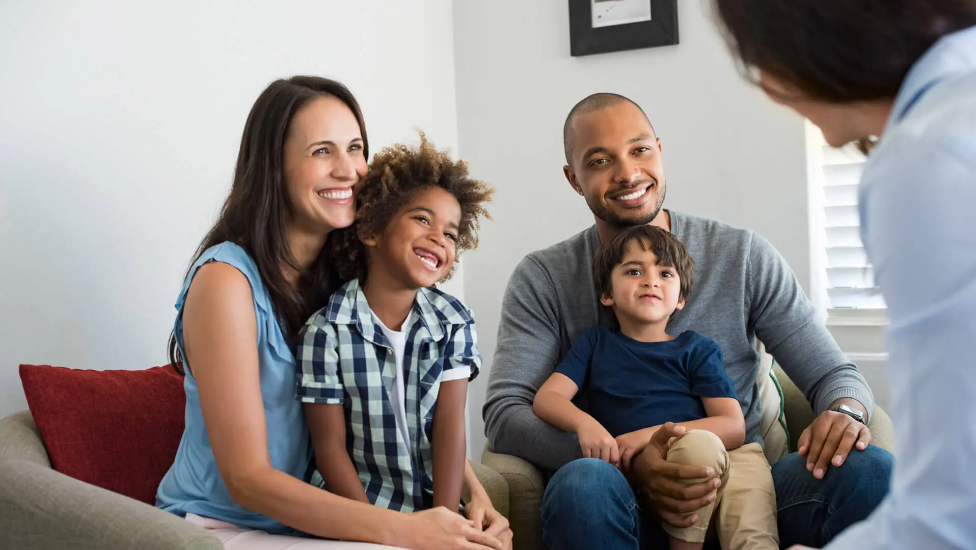 Happy Family After a Successful Therapy by Psychologists